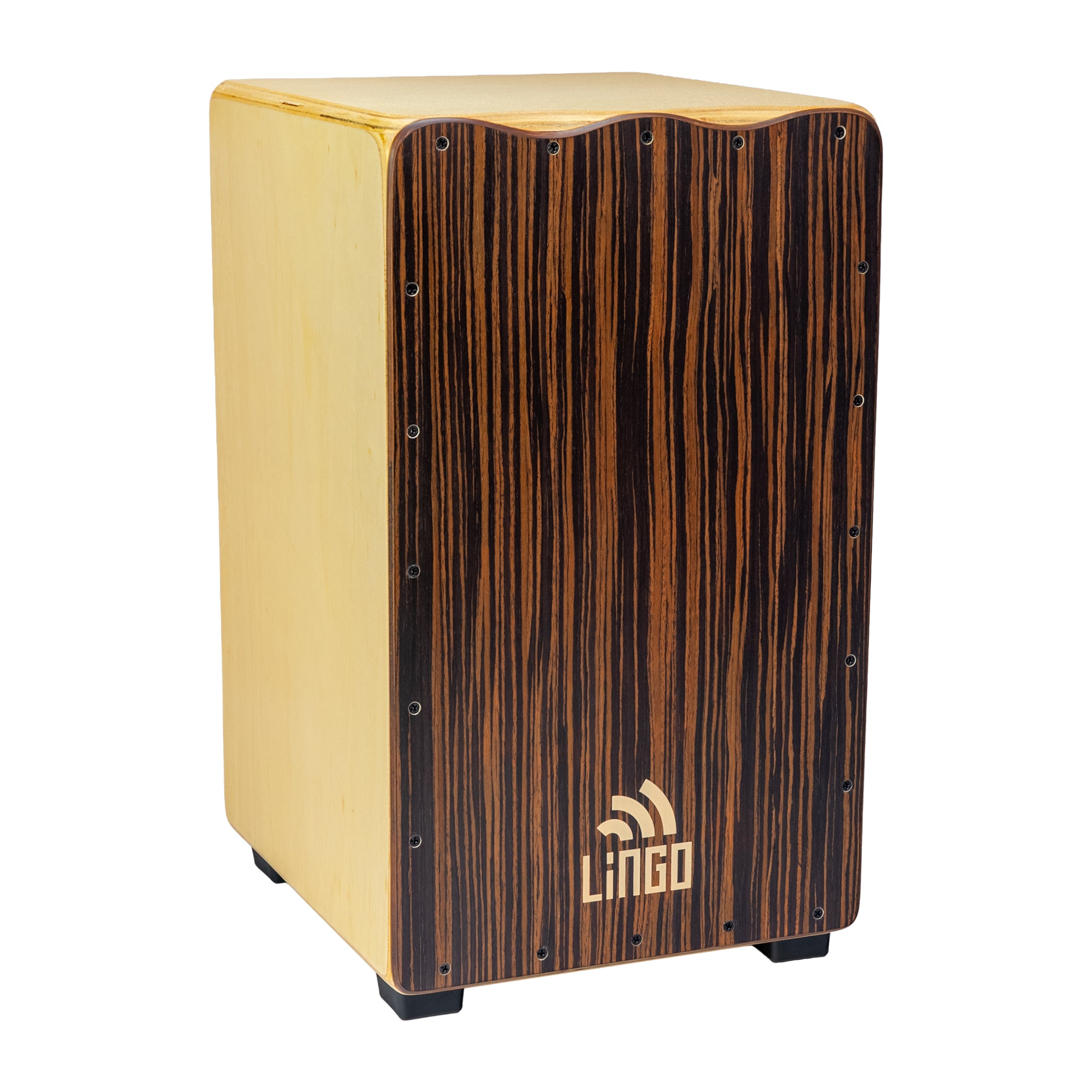 Craftsman Snare Cajon - Ebony, Natural Body