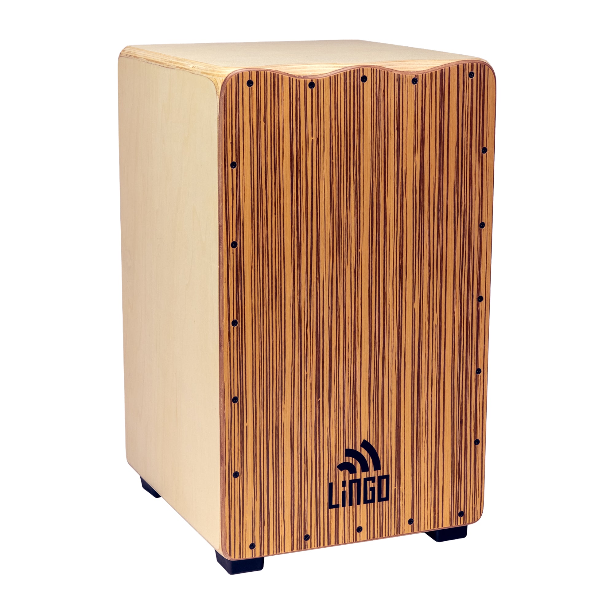 Craftsman Snare Cajon - Zebrano, Natural Body