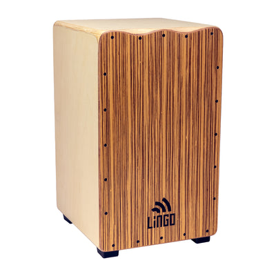 Craftsman Snare Cajon - Zebrano, Natural Body