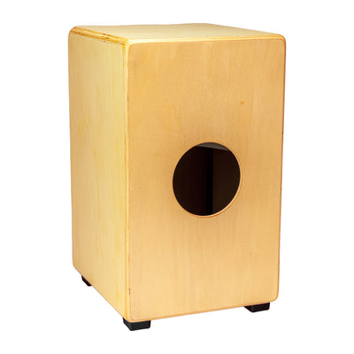 Craftsman Snare Cajon - Ebony, Natural Body