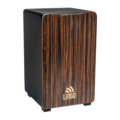 Craftsman String Cajon - Ebony, Black Body