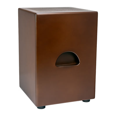 Double Bass Cajon - EQ Pickup - Walnut, Brown Body