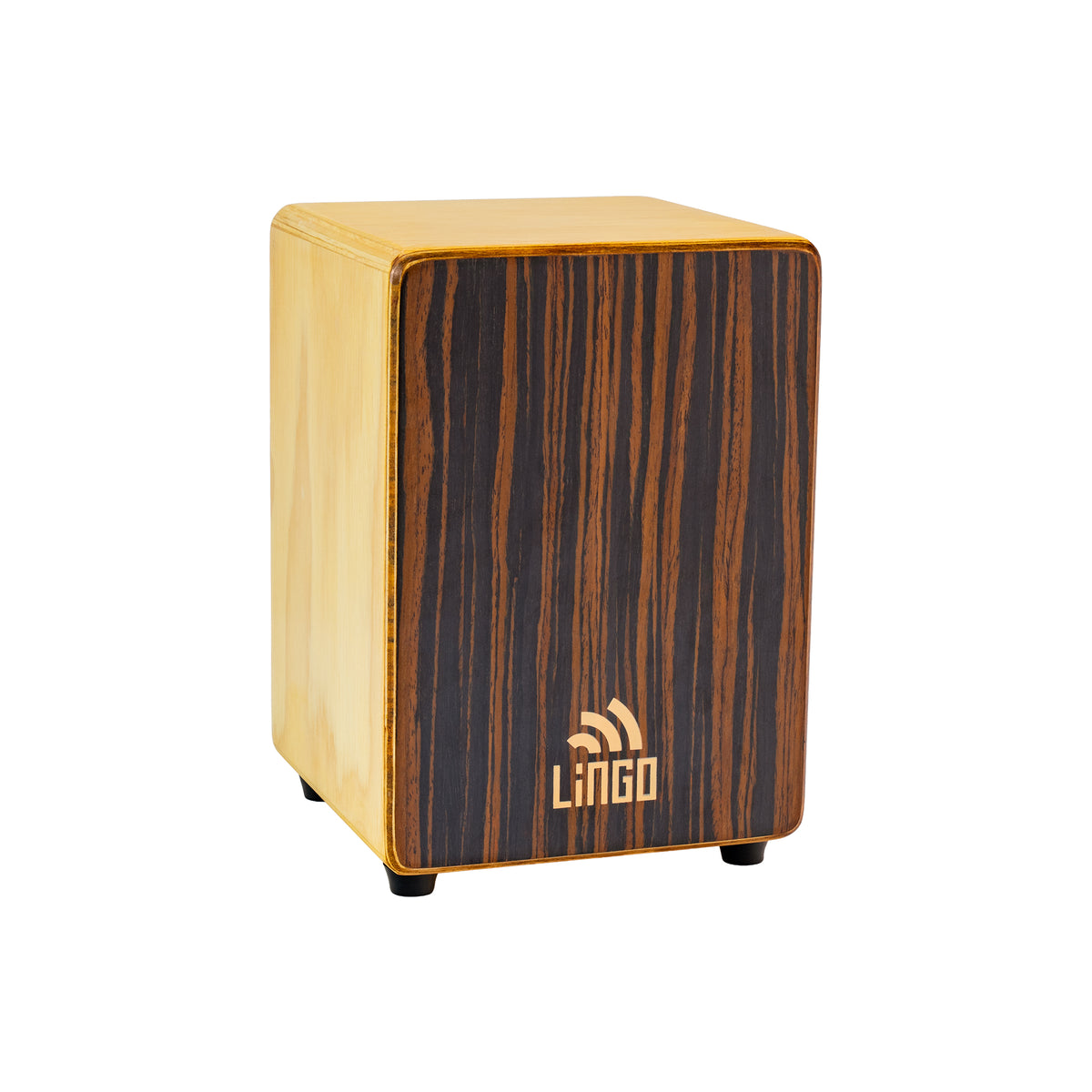 Pulse Mini Cajon - Ebony, Natural Body