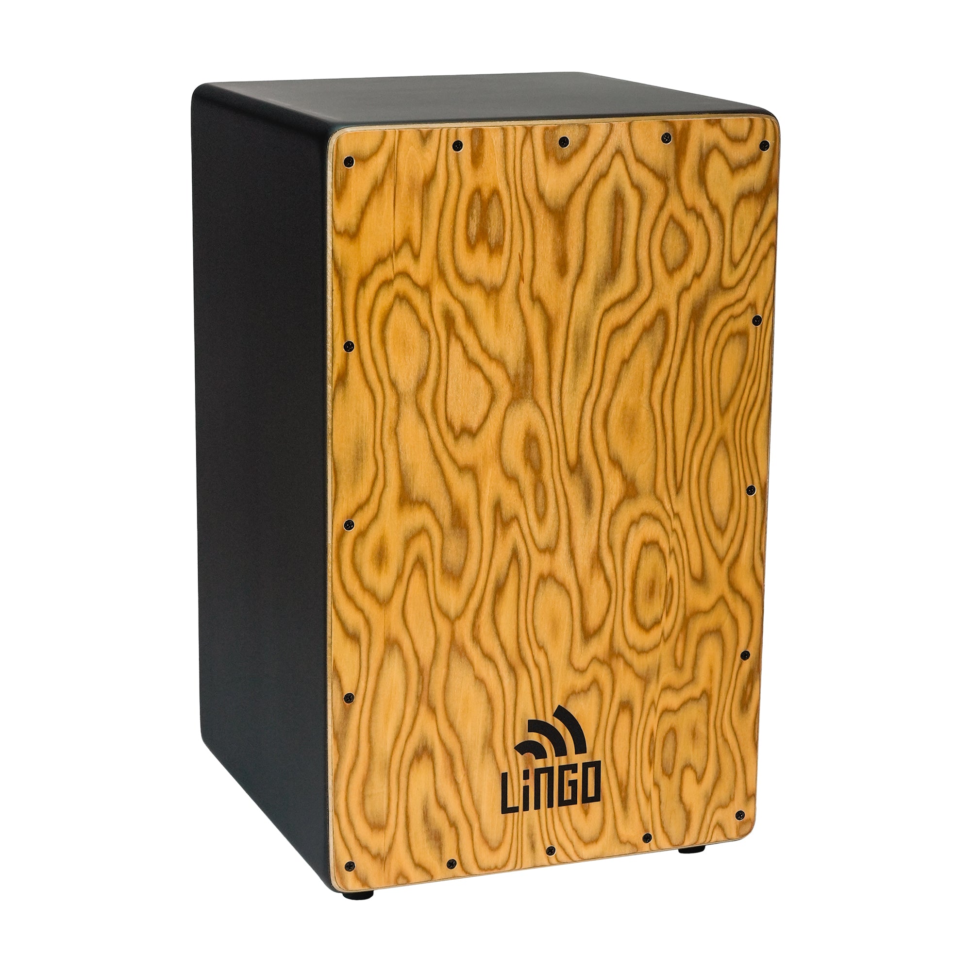 Tradition Snare Cajon - Makal Burl, Black Body